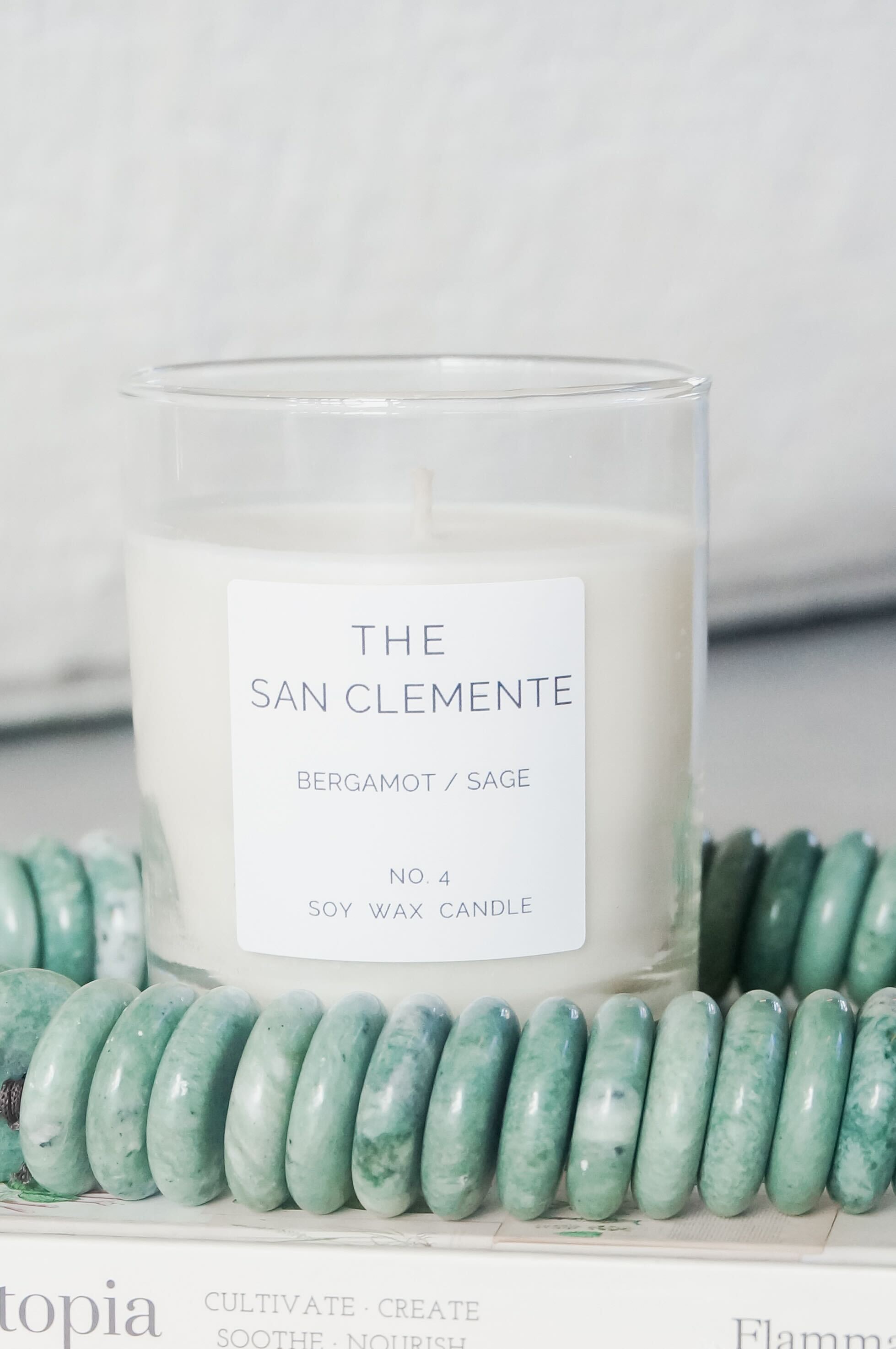 The Treatment San Clemente Candle – Hand Poured Soy Wax with Bergamot & Sage